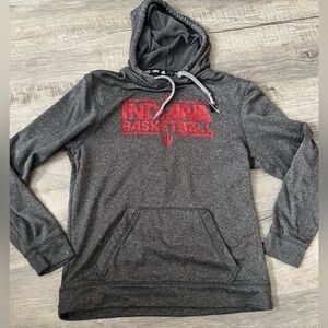 Gray Indiana University Basketball Hoodie IU hoosiers